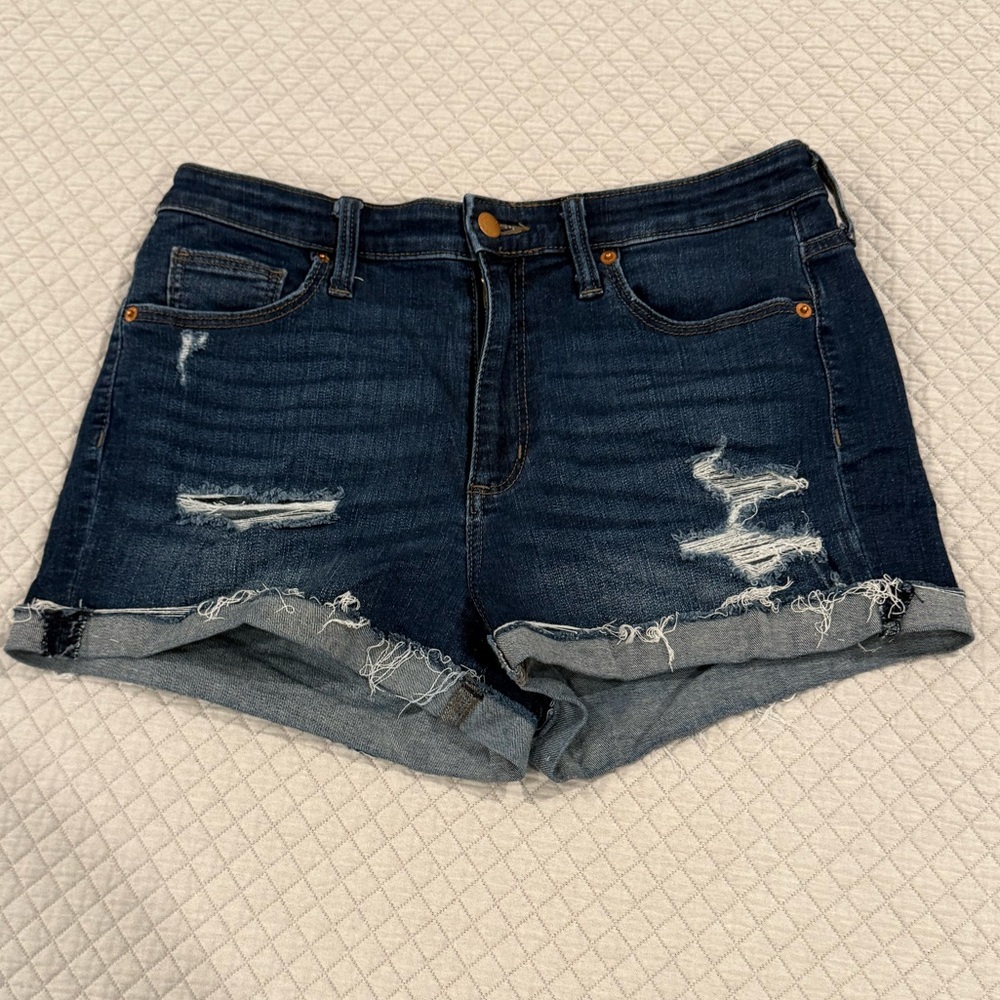 Denim Distressed Women's Shorts Size 10